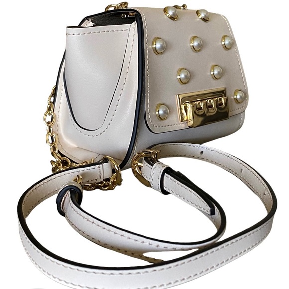 💐11 x HOST PICK💐 NWT ZAC Zac Posen Leather Eartha Mini Chain Crossbody - Picture 5 of 12